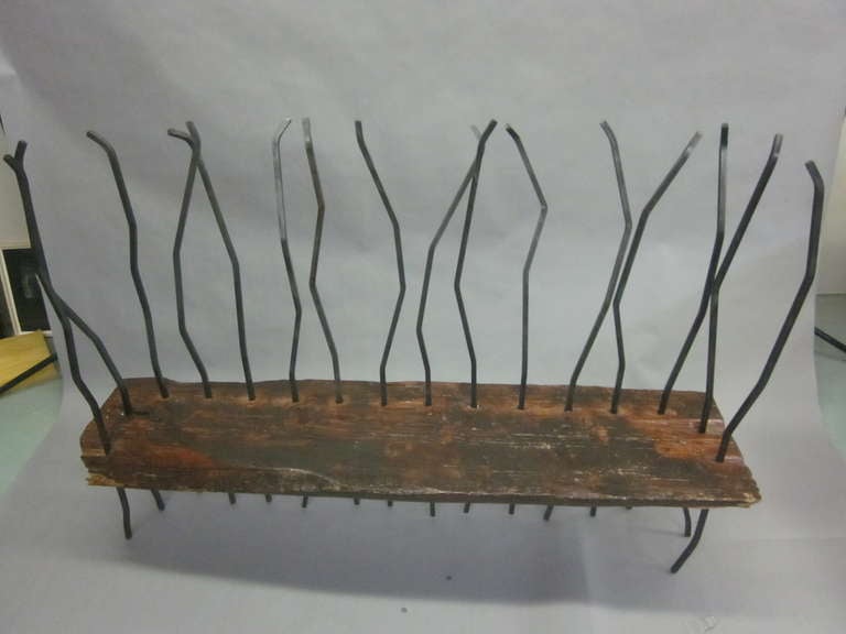 Banc / canapé artisanal moderne italien fait à la main dans l'esprit d'Andrea Branzi Bon état - En vente à New York, NY