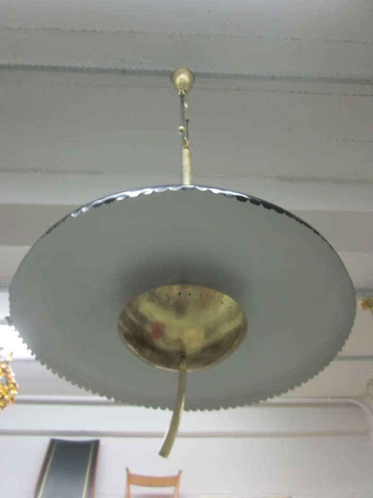 Italian Counter-Balance Pendant by Pietro Chiesa In Good Condition In New York, NY