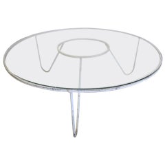 Large French Minimalist Cocktail Table by Mathieu Mategot