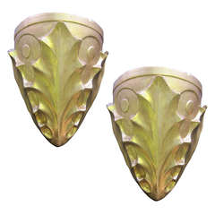 4 French Surrealist Sconces Attributed to Christian Berard, Paris, 1930 5