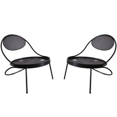 Pair of French Mid-Century Modern 'Copacabana' Chairs by Mathieu Matégot 3