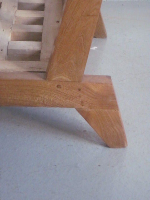 Pair of French Grid Back Lounge Chairs by Rene Gabriel, Paris, 1947