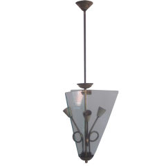 Italian Chandelier / Pendant Attributed to Pietro Chiesa for Fontana Arte 12
