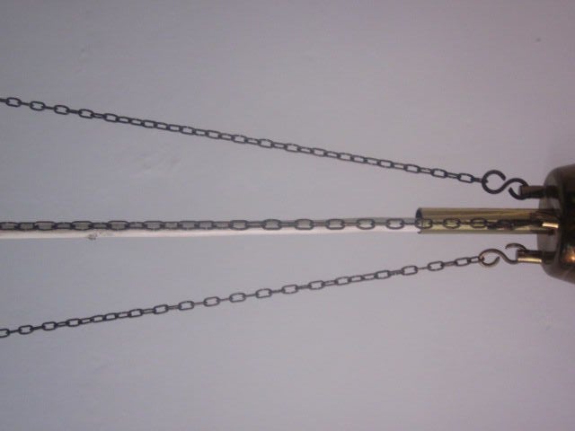 Pendentif en verre moderne suédois à double anneau de Carl Fagerlund pour Orrefors en vente 3