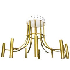 Large Italian Modern Neoclassical Chandelier 8