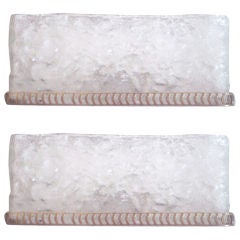 Pair of Handblown Murano Sconces by Mazzega 1
