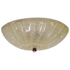 Amber Murano Glass Fixture by Barovier e Toso