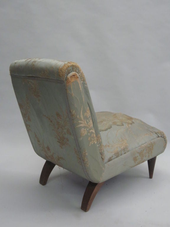 Paire de fauteuils de salon/ pantoufles italiens modernes du milieu du siècle dernier, Guglielmo Ulrich, 1930 Bon état - En vente à New York, NY