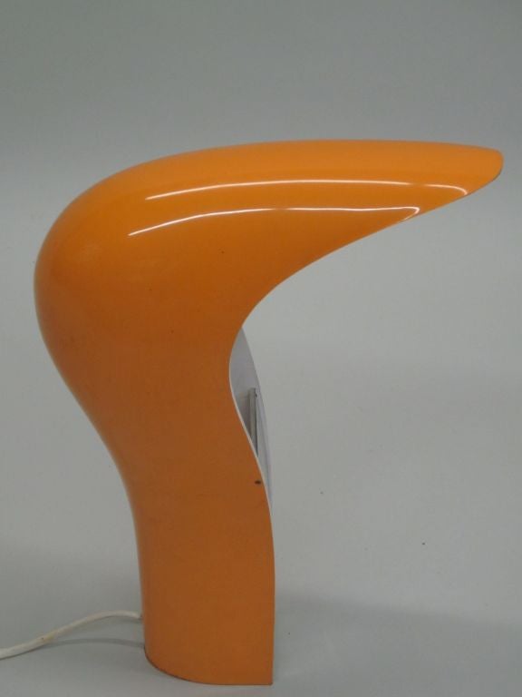 Space Age Italian Mid-Century Modern Plastic 'Pelota' Table Lamp by Casati and Ponzio For Sale