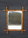 Vintage 2 Faux Bamboo Mirrors