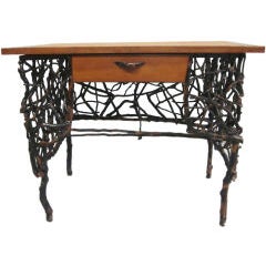 Rare and Unique Adirondack Twig Writing Desk 1