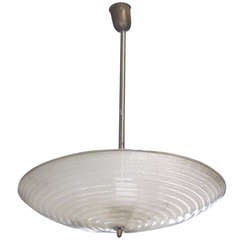 Large Murano Glass Pendant/Fixture Attributed to Barovier e Toso 7