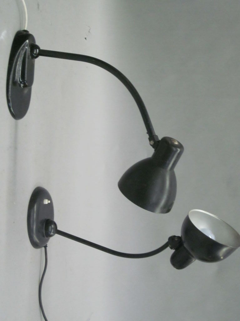 Allemand Deux lampes de bureau Bauhaus de Marianne Brandt et Christian Dell en vente