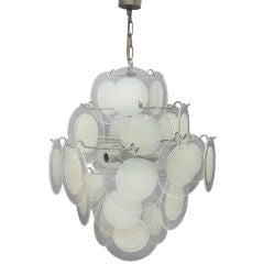 Italian Mid-Century Modern Chandelier by Vistosi 5