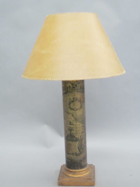 Paar italienische Mid-Century-Modern-Tischlampen im Stil von Piero Fornasetti (Italienisch) im Angebot