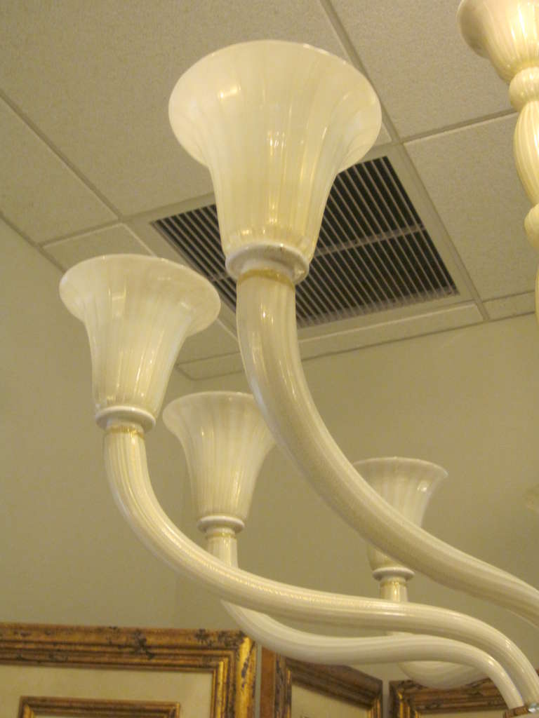 white murano glass chandelier