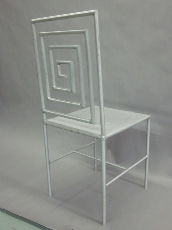 Late 20th Century Artist Made Aluminum Desk / Side Chair by Jose Pascual  For Sale 2