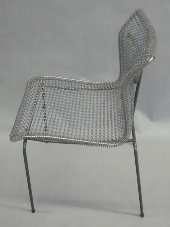 Original Prototyp Original Pre-Production-Draht-Schreibtischstuhl von Niall O'Flynn (Irisch) im Angebot