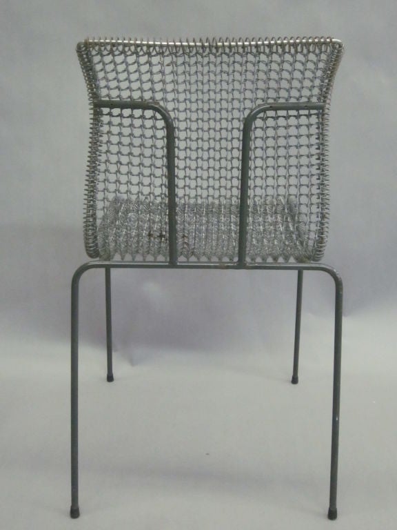 Original Prototyp Original Pre-Production-Draht-Schreibtischstuhl von Niall O'Flynn im Angebot 1