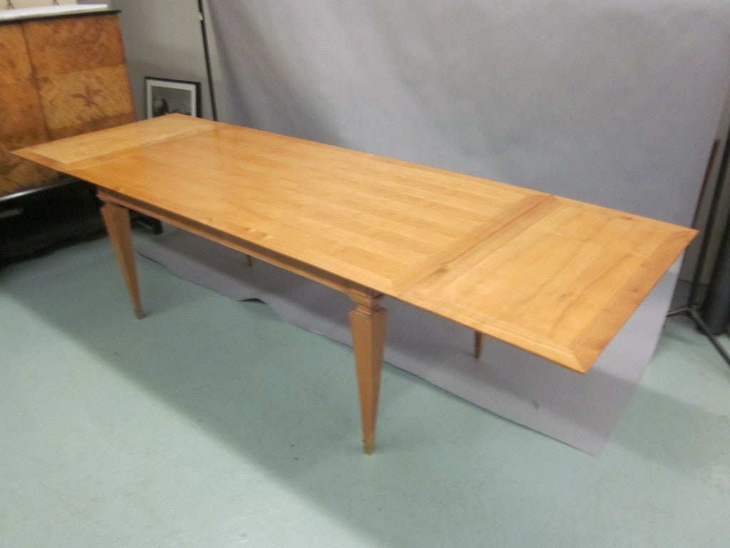 French Mid-Century Modern Neoclassical Dining Table by Andre Arbus, Paris, 1949 In Good Condition For Sale In New York, NY