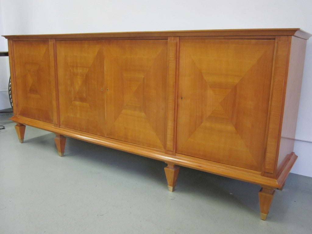 French Important Modern Neoclassical Sideboard by André Arbus, France, 1949