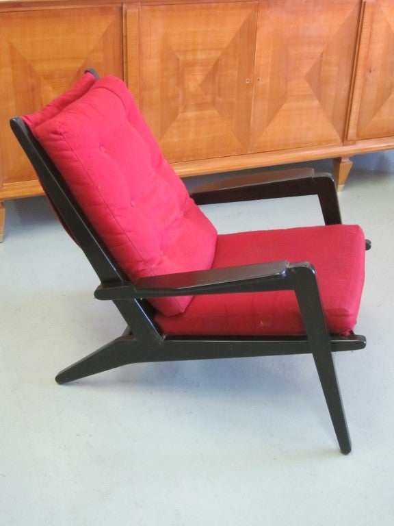 20th Century Pair of French 1950 Lounge Chairs by Pierre Guariche for Airborne