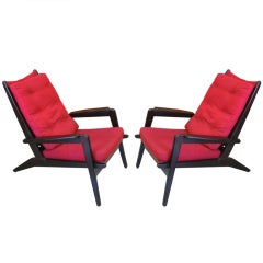 Pair of French 1950 Lounge Chairs by Pierre Guariche for Airborne 10