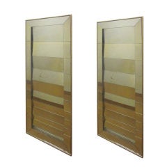 Two Large French Mid-Century Venetian Style Mirrors in the Style of Serge Roche 5