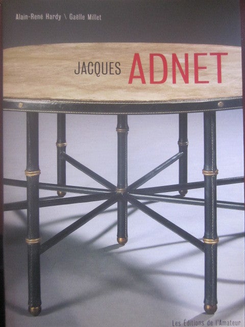 French Midcentury Handstitched Leather Bench / Magazine Stand by Jacques Adnet For Sale 1