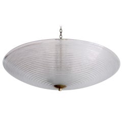 Mid-Century Handblown Murano Glass Chandelier Fixture Attributed Barovier & Toso 7