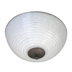 Iconic 1930 Murano Glass Flush Mount or Pendant by Barovier & Toso 3