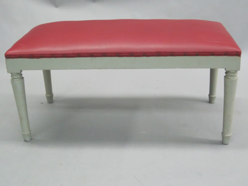 Mid-Century Modern 2 French Modern Neoclassical Benches in the Manner of Andre Arbus For Sale