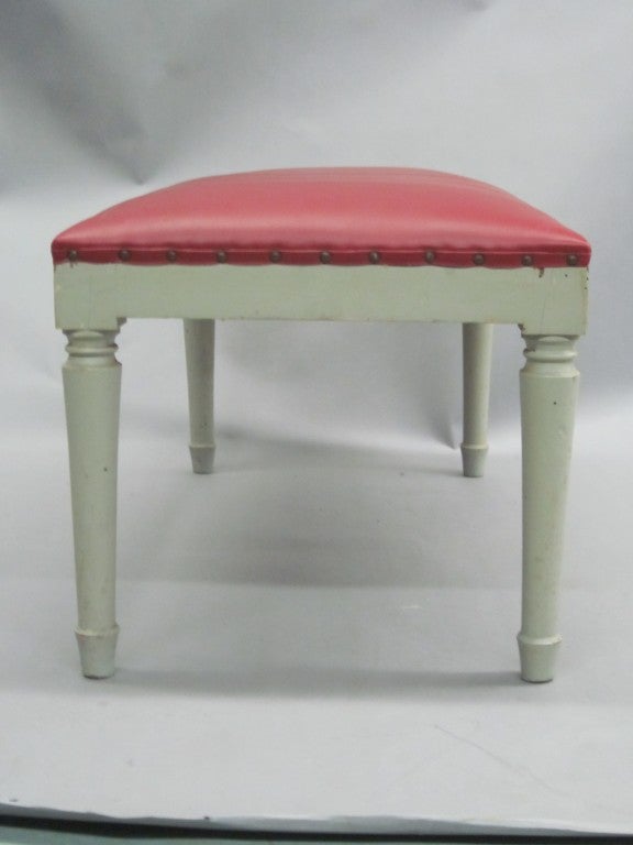 Mid-20th Century 2 French Modern Neoclassical Benches in the Manner of Andre Arbus For Sale