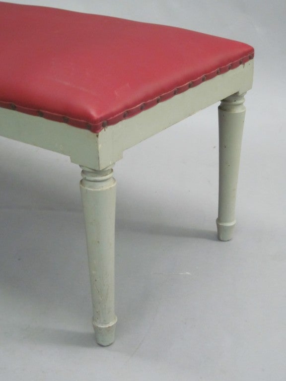 2 French Modern Neoclassical Benches in the Manner of Andre Arbus For Sale 1