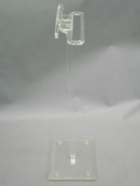 Two French Mid-Century Modern Lucite Valets / Coat Stands, 1970 In Good Condition For Sale In New York, NY
