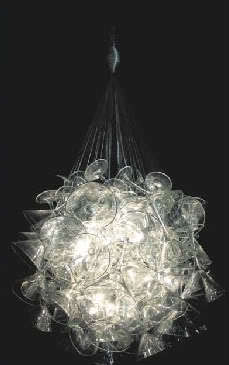 martini chandelier