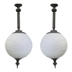 Exotic Exotic Italian Glass Pendants or Fixtures 2