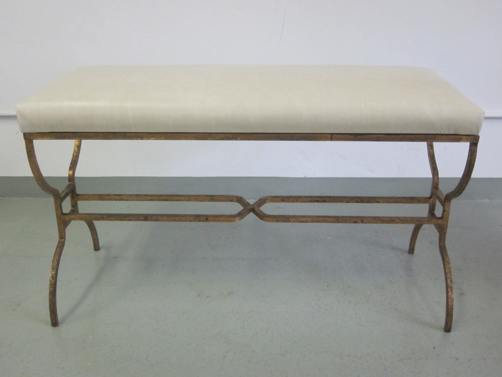 French 1 Rare Bench by Maison Ramsay