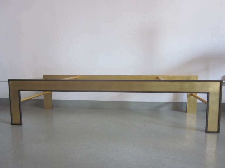 Large French Mid-Century Style Coffee Table from a Design by Marc Duplantier In Excellent Condition For Sale In New York, NY