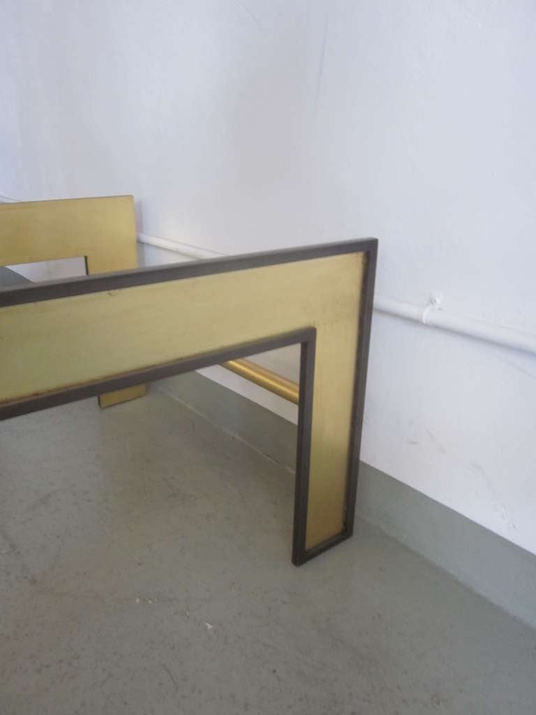 Large French Mid-Century Style Coffee Table from a Design by Marc Duplantier For Sale 1