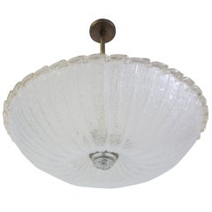 Large Handblown Murano Glass Chandelier by Barovier e Toso 4