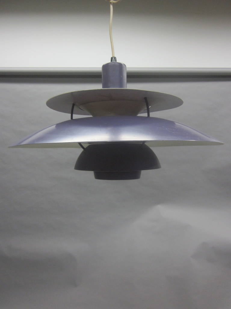 Mid-20th Century Danish Mid-Century Modern PH 4/5 Pendant by Poul Henningsen for Louis Paulsen