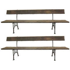 Two Large Napoleon III Benches/Settees 12