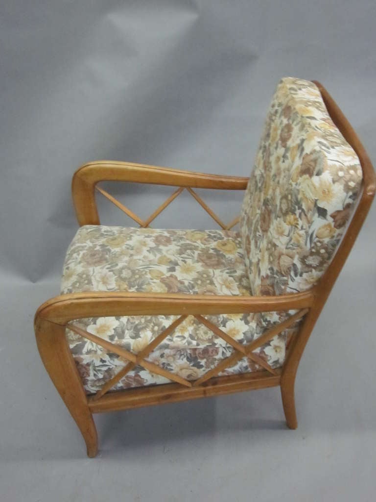 Mid-20th Century Pair of Armchairs Attributed to Paolo Buffa