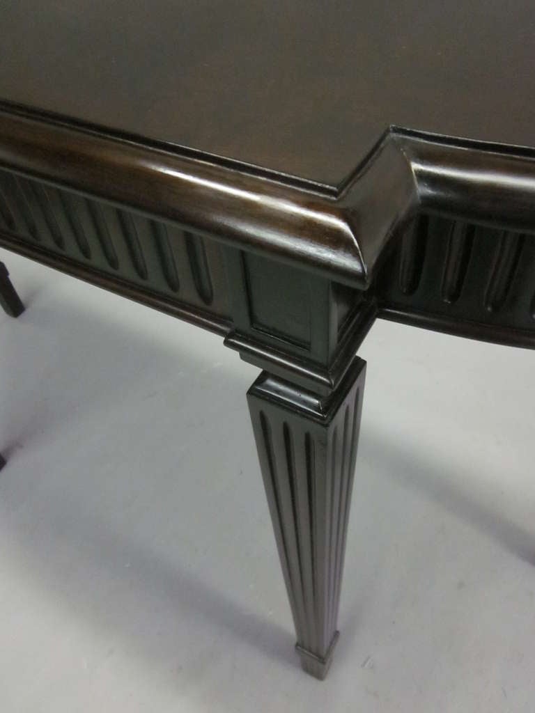 Italian Modern Neoclassical Console Table in the Manner of Paolo Buffa For Sale 2
