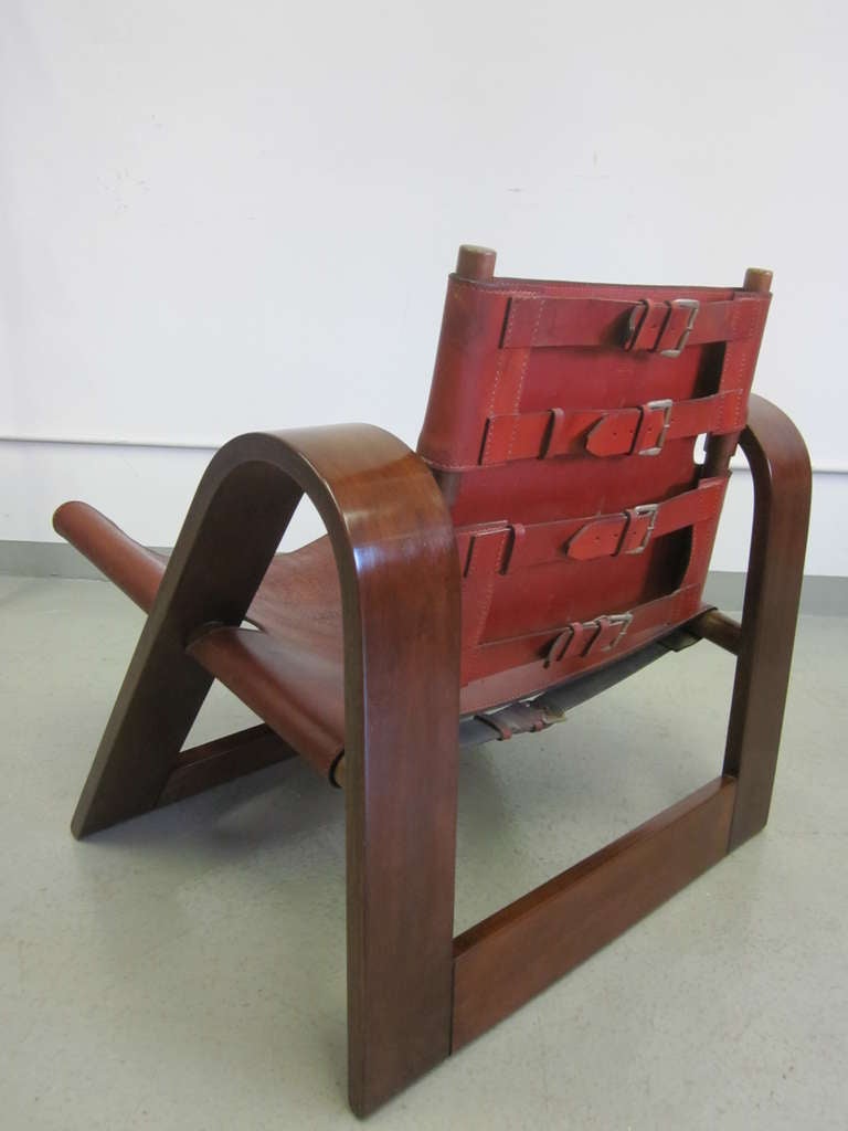 Dänischer Mid-Century Modern-Stuhl mit Lederriemen, Borge Mogensen zugeschrieben (Skandinavische Moderne) im Angebot
