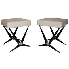 Pair of Jacques Tournus Benches 6