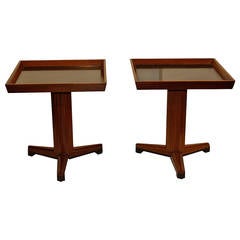 Janus Tripod Side tables by Edward Wormley