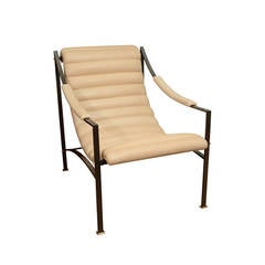 Ribbed Armchair Attributed to Maison Jansen