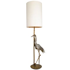 Handmade Stork Floor Lamp